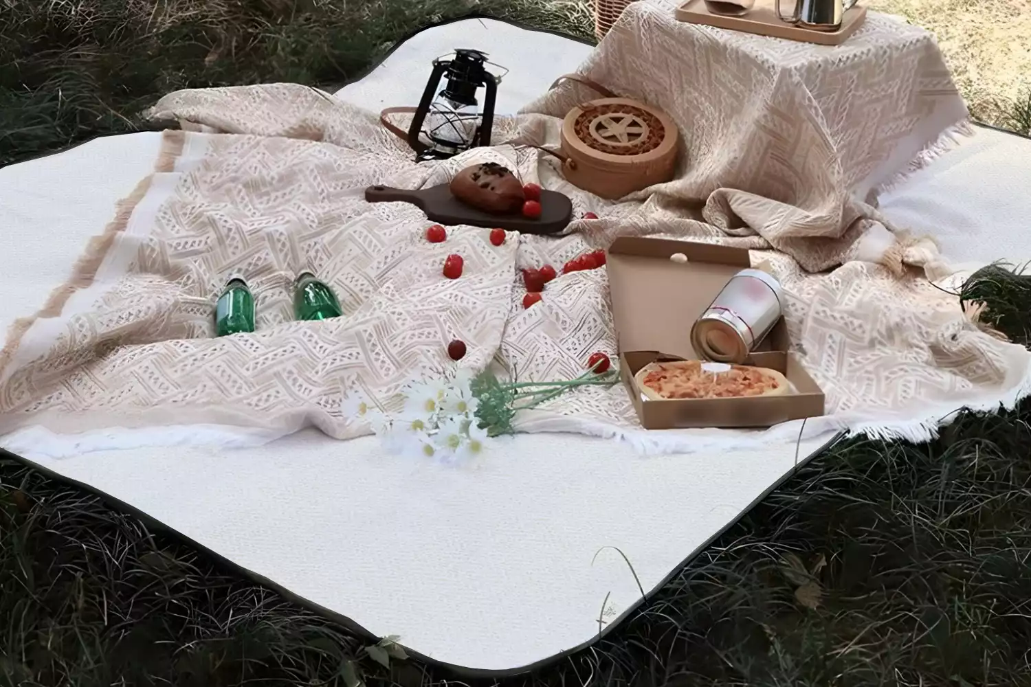 hippie picnic blanket